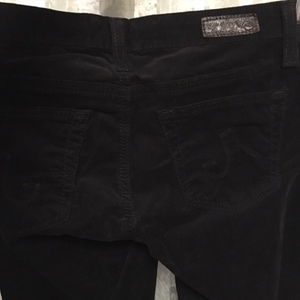 Women's Adriano Goldschmied black courduroy pants size 25R is being swapped online for free