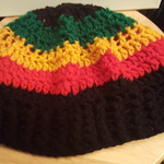 Never Worn Knitted Rasta Beanie  is being swapped online for free