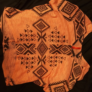 Large Tribal Print Top is being swapped online for free
