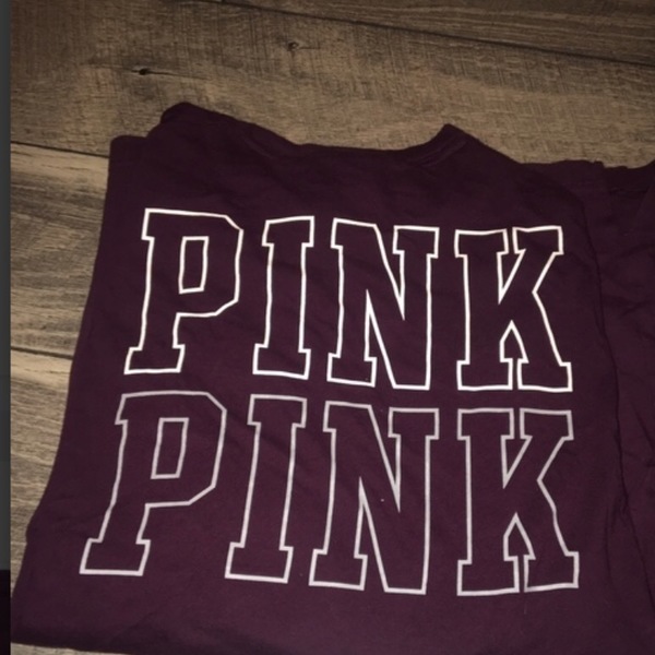 Vs pink long sleeve tee  is being swapped online for free