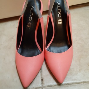 Aldo salmon pink heels is being swapped online for free