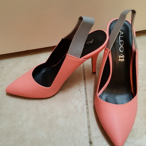Aldo salmon pink heels is being swapped online for free
