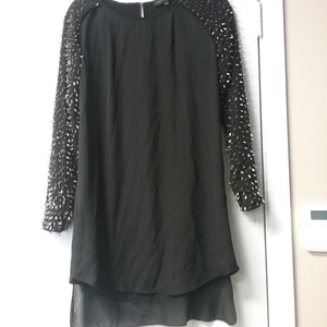 Black beaded dress - s is being swapped online for free