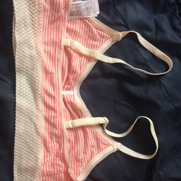 Pink striped bralette is being swapped online for free