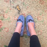 Blue LLbean slippers is being swapped online for free