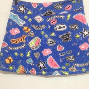 colorful skort for gym is being swapped online for free