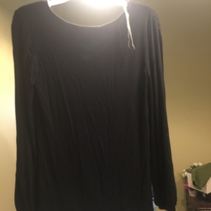 BKE Red- Black top with open sleeves Small is being swapped online for free