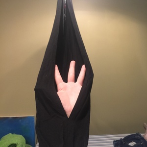 BKE Red- Black top with open sleeves Small is being swapped online for free