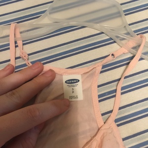 Old Navy light pink tank Small is being swapped online for free
