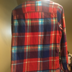 Hollister plaid flannel Button Down small is being swapped online for free