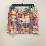 J Crew Patchwork Mini Skirt Size 4 is being swapped online for free