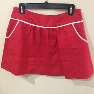 Red Hot Linen Mini Skirt is being swapped online for free