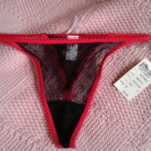 Black and Red Lace Panties Small is being swapped online for free