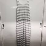 grey/white long dress is being swapped online for free