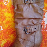 Cute tan high heel boots!!!  is being swapped online for free