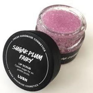 LUSH Sugar Plum Fairy Lip  new - last year - jar - scent comforter is being swapped online for free