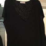 Urban Outfitters Project Social T Textured V Neck Tee LARGE Black is being swapped online for free