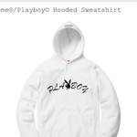 Supreme PlayBoy Hooded Sweatshirt White Large is being swapped online for free