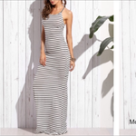 Black and White Striped Dress Size Small is being swapped online for free