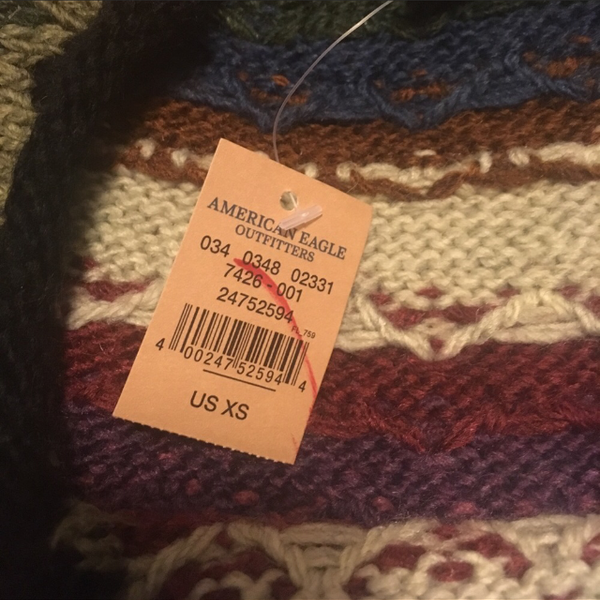 NWT XS American Eagle Sweater is being swapped online for free