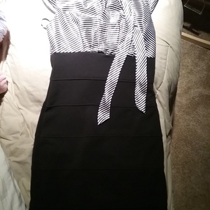 Black striped Dress is being swapped online for free