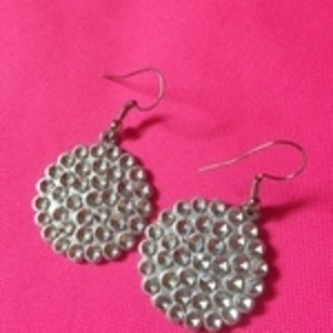 Silver plated earrings  great condition is being swapped online for free