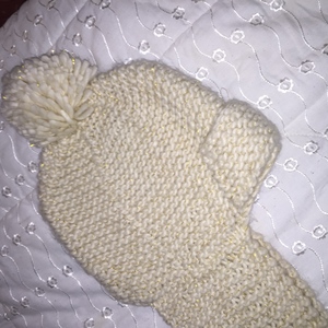  Cream scarf with hood attached  is being swapped online for free