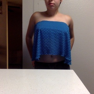 Cute Strapless Flowy Top (Size 0-2/4-6) is being swapped online for free