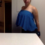 Cute Strapless Flowy Top (Size 0-2/4-6) is being swapped online for free