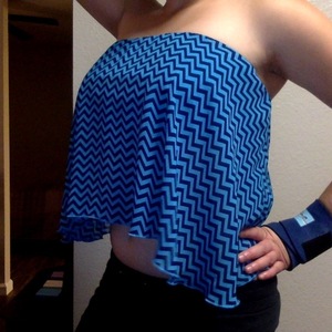 Cute Strapless Flowy Top (Size 0-2/4-6) is being swapped online for free