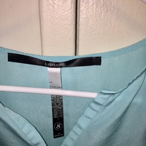 Kensie aqua blouse (sz. small) is being swapped online for free