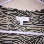 3/4 sleeve zebra print cardigan (sz. extra small) is being swapped online for free