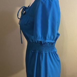 Banana Republic Blue Lace-up dress (sz. extra small) is being swapped online for free