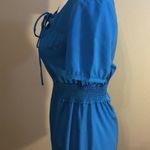Banana Republic Blue Lace-up dress (sz. extra small) is being swapped online for free