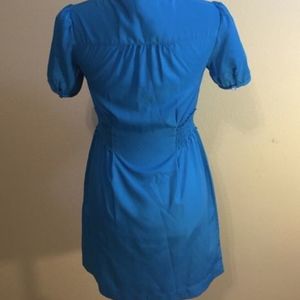 Banana Republic Blue Lace-up dress (sz. extra small) is being swapped online for free