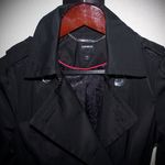EXPRESS Black Button-Down Ruffle Hem Jacket (sz. extra small) is being swapped online for free