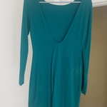 Teal mini dress  is being swapped online for free