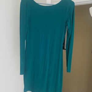 Teal mini dress  is being swapped online for free