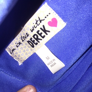 NWOT Blue & Black Plaid Dress Derek Heart S/M is being swapped online for free