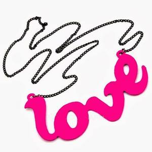 Big LOVE Statement necklace ( Awesome !! ) is being swapped online for free