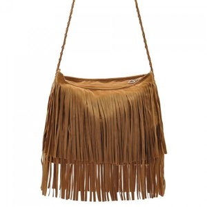 Beautiful Tan fringe purse Woww !! is being swapped online for free