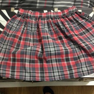 Plaid skater skirt.  is being swapped online for free