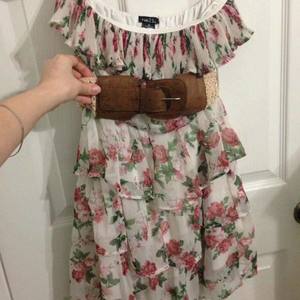 Spring time Floral strapless dress from Rue 21. Size small.  is being swapped online for free