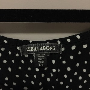 PolkaDot Billa-Bong Off the Shoulder Top is being swapped online for free