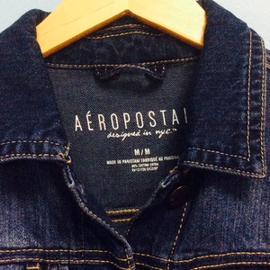 NEW Aeropostale Denim Jacket Womens Size M is being swapped online for free