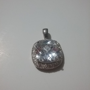 Sterling silver cubic zirconia pendant is being swapped online for free