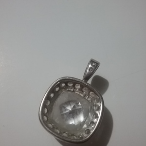 Sterling silver cubic zirconia pendant is being swapped online for free