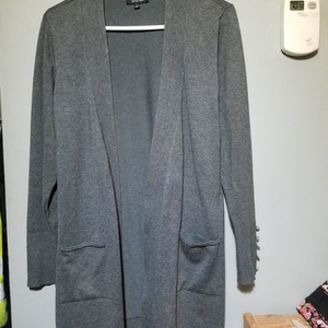 Verve Ami Open front cardigan sz L is being swapped online for free