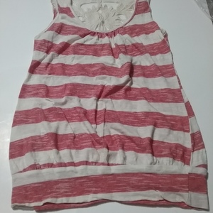 Striped lace Back Top - s is being swapped online for free