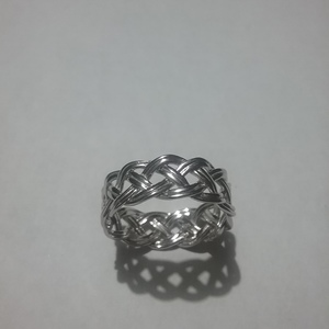 Sterling weaved ring - 8 is being swapped online for free